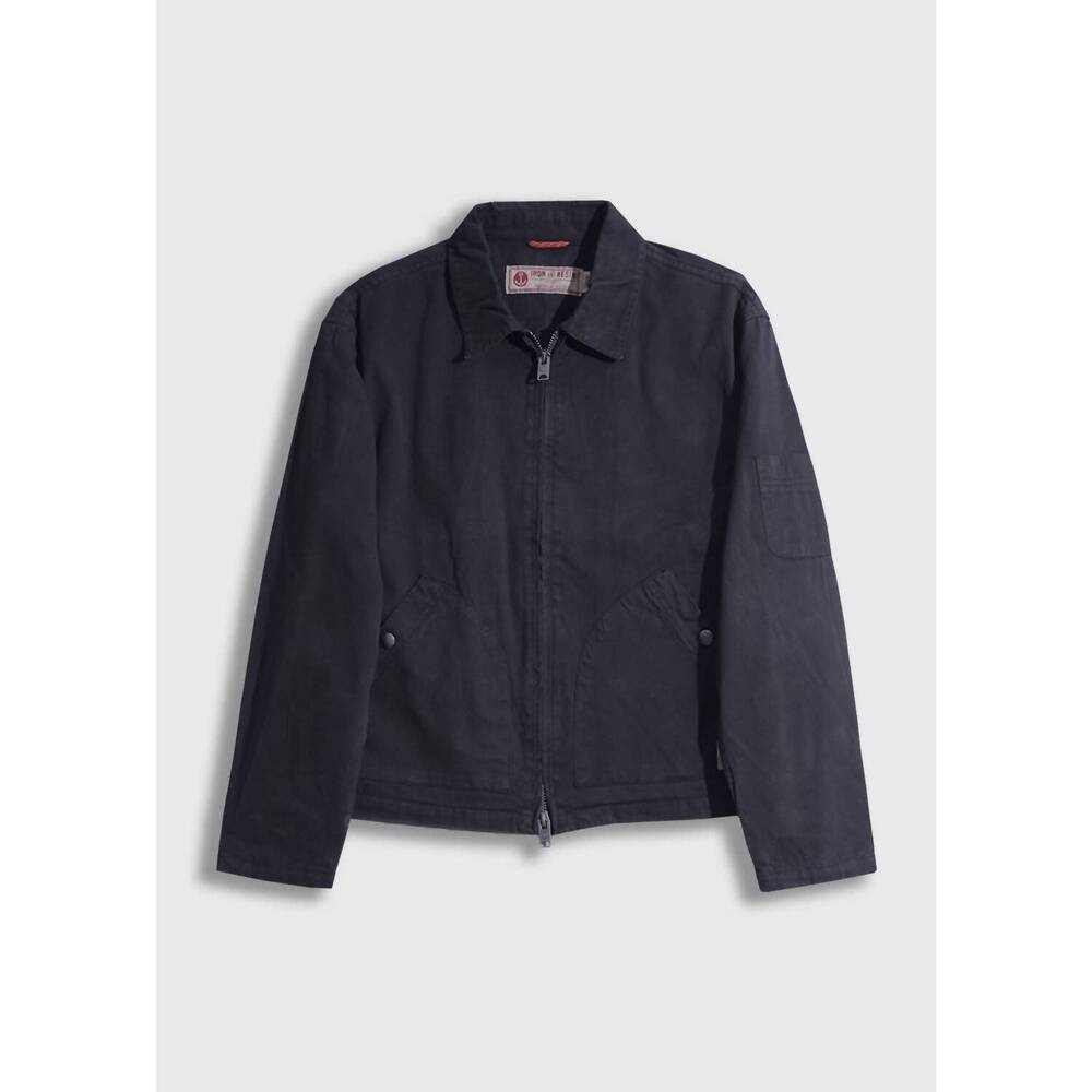 NEW IRON & RESIN men's give 'em hell jacket in charcoal